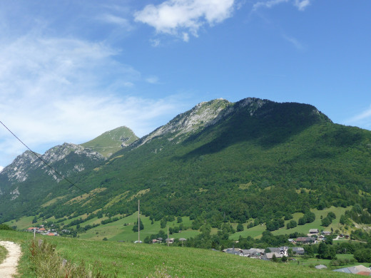 MONT COLOMBIER PAR ROCHERS DE LA BADE - Les 2 objectifs accomplis