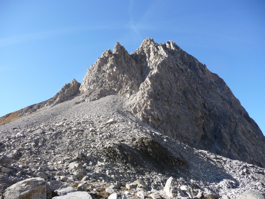 Aiguille de la Vanoise - Départ de la voie