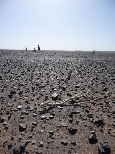 MAROC - Longue plaine désertique