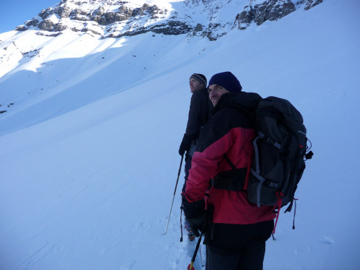 MONT PELLARD - Sourire aux lèvres à l`approche du couloir.