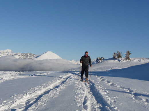 MONT MARGERIAZ - Nico en plein effort