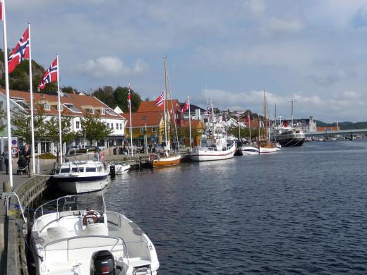 Norvège - Mandal / Port 2