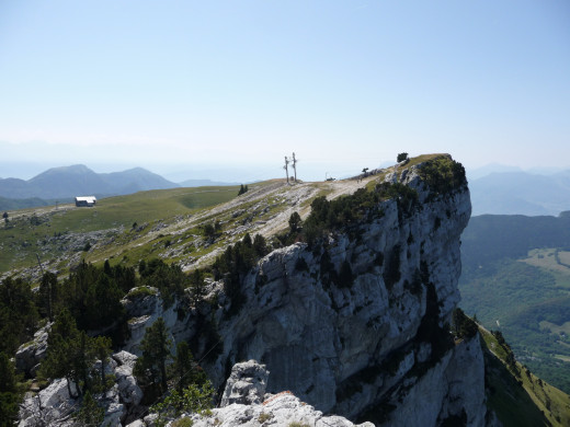 MONT MARGERIAZ PAR LA GROTTE - Vue d`en haut