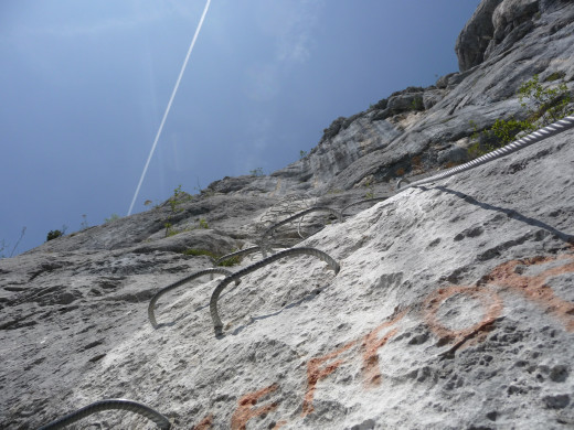 Via Ferrata Roche Veyrand - Dernier effort