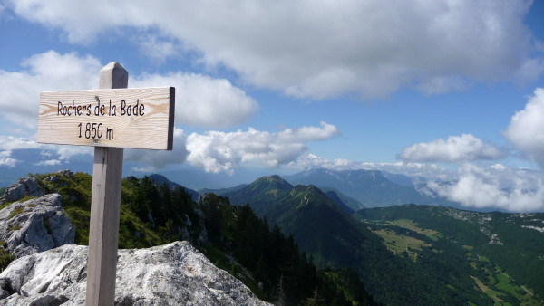 MONT COLOMBIER PAR ROCHERS DE LA BADE - Sommet de la Bade