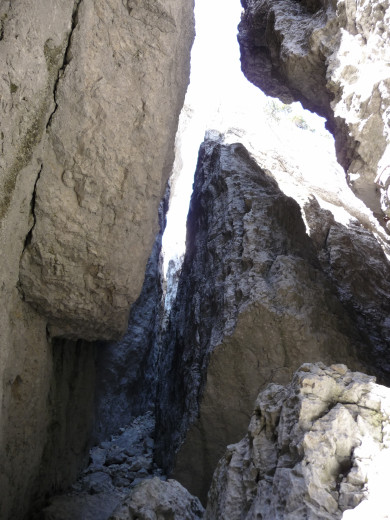 MONT MARGERIAZ PAR LA GROTTE - Failles