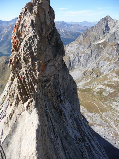 Aiguille de la Vanoise - Arête finale, c`est gazeux !