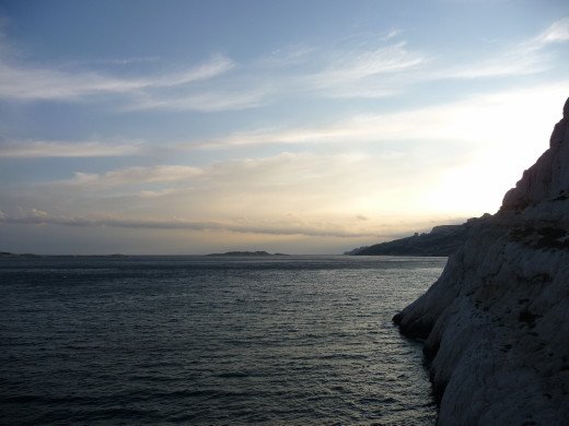 LES CALANQUES - COUCHER DE SOLEIL