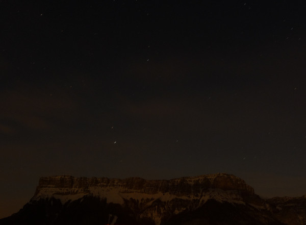 La Cochette - Mt. Granier de nuit