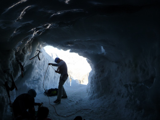 MT BLANC TRAVERSEE - APPROCHE DE L`ARTE