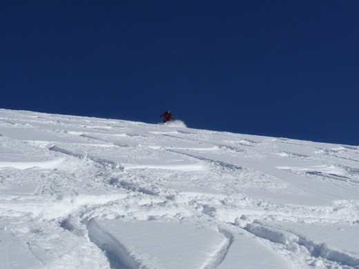 Trélod - Deuxième descente, poudre à gogo !