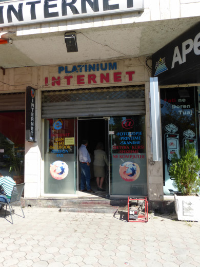 Albanie - Point Internet à Vlora