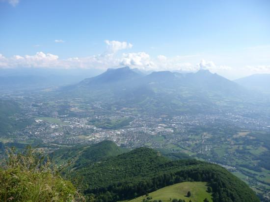 Croix du Nivolet - Vue sur Chambéry et Chartreuse Nord