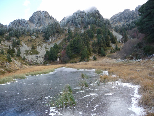 GRAND VAN - Lac des Pourettes gelé