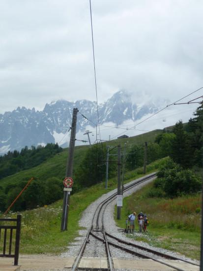 Mont Blanc - Vue du Tramway