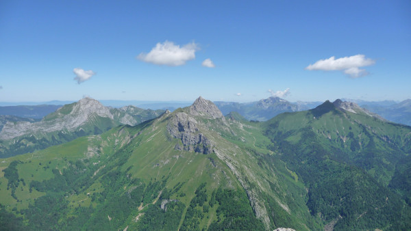Mont Pécloz - Panorama des Bauges