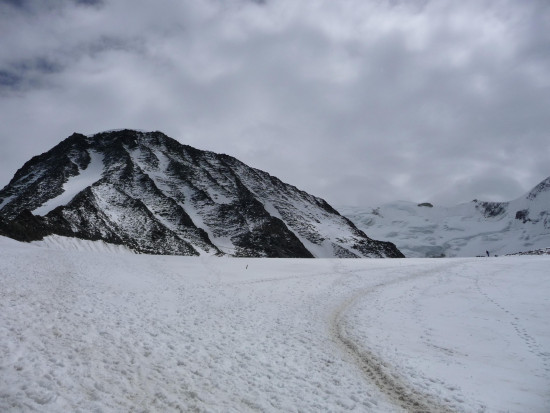 Mont Blanc - Accès au couloir du Gouter