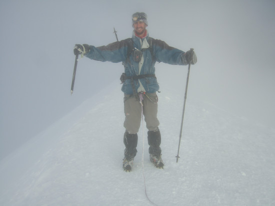 Mont Blanc - Au sommet ( Photo Papa )